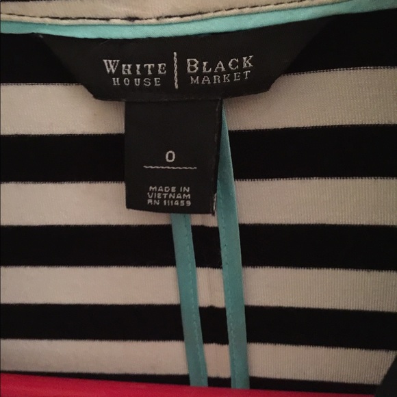 WHBM Striped Ponte Blazer - Picture 3 of 6